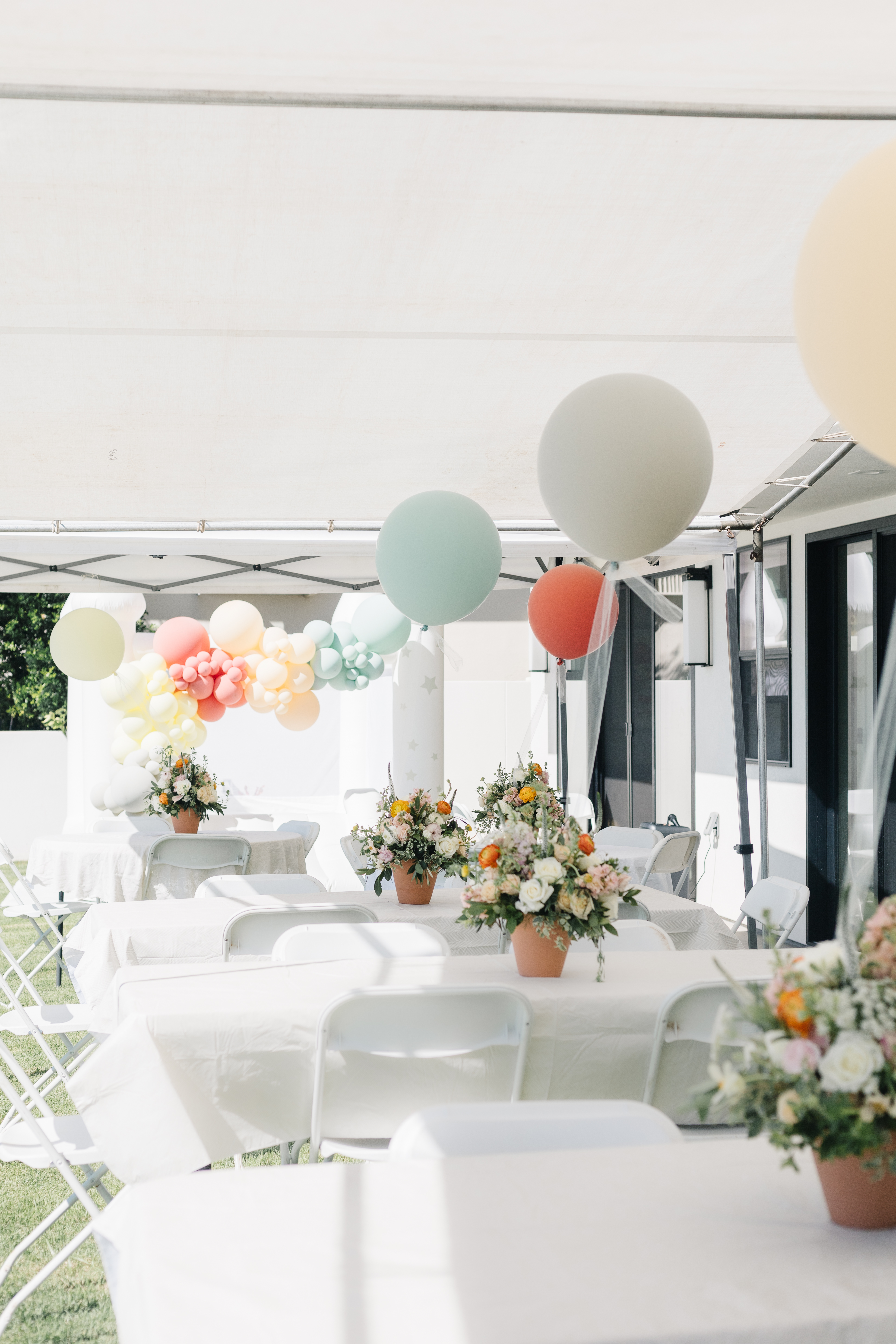 Full event environment styled by Kioku Village